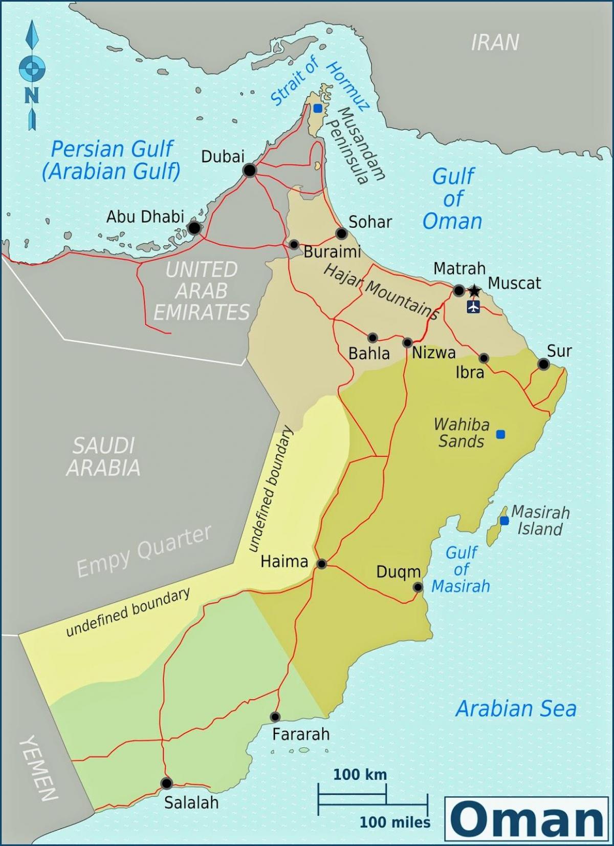 mapa duqm Omana