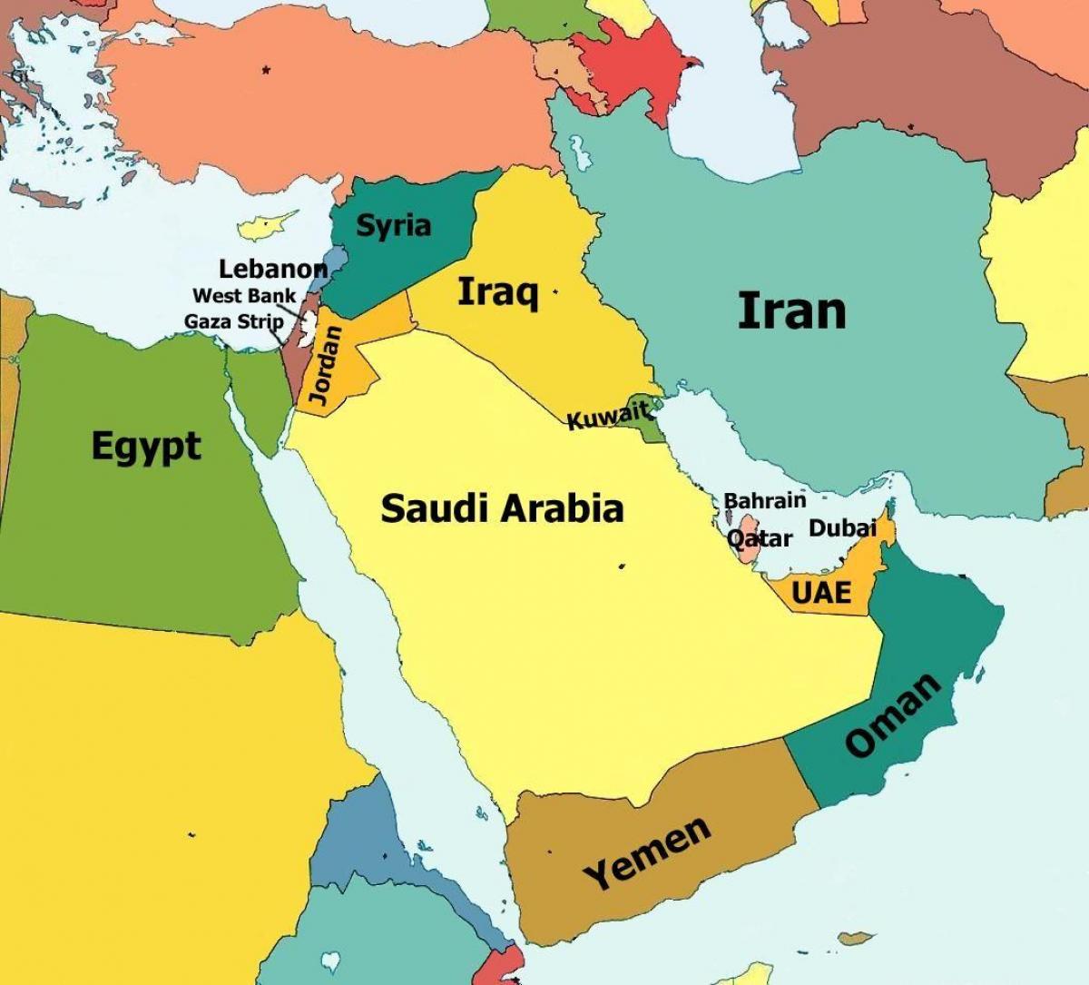 Omana zemlja na svijetu mapu