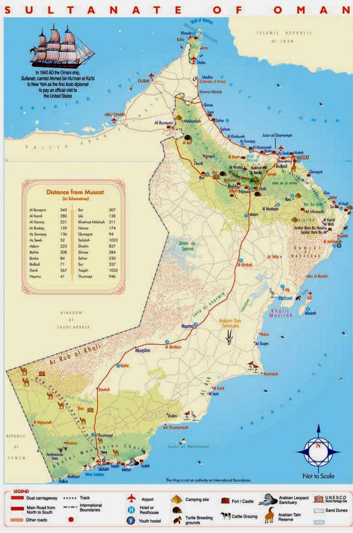 Omana detaljne mapu