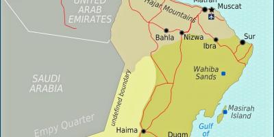 Mapa duqm Omana